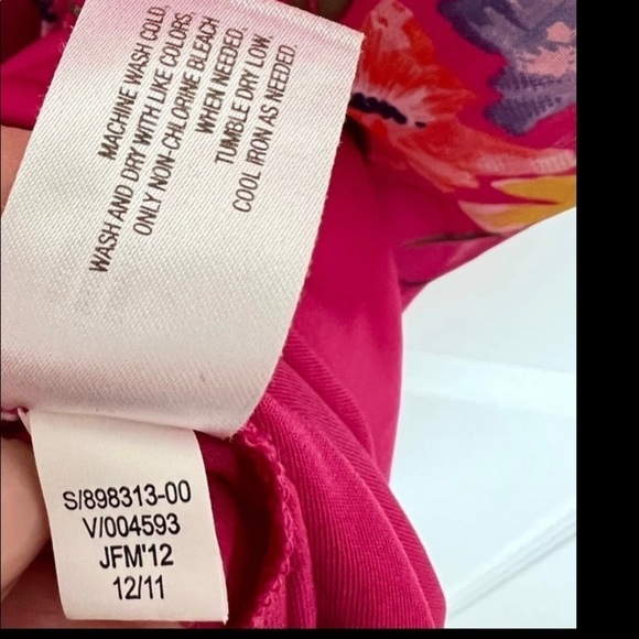 Old Navy.  Pink Floral Tiered Maxi. Size L. Tall. - Picture 8 of 10